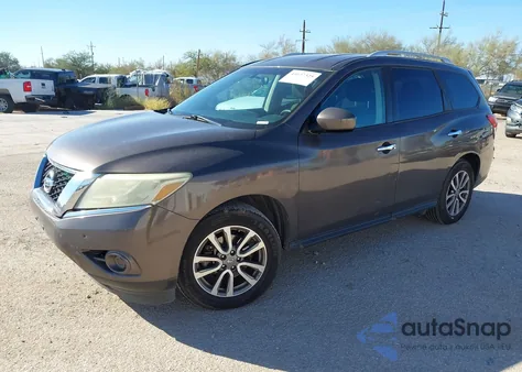 2015 Nissan Pathfinder S из США, поврежденный, VIN 5N1AR2MN0FC650994